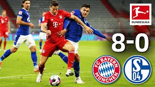 Bayern dominates Schalke with 8 goals  FC Bayern  Schalke  80  Matchday 1 – Bundesliga 2021 [upl. by Anifares17]