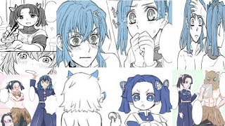 Aoi x Inosuke  Comics Dubs Compilación [upl. by Sirah771]