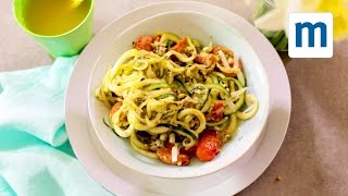 Superquick courgette spaghetti  Annabel Karmels Busy Mums Cookbook [upl. by Eliam]