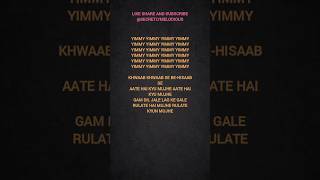 Yimmy Yimmy lyrics Jacqueline FernandezTaycShreya Ghoshalbollywood shorts [upl. by Zebadiah613]