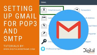 How to set up Gmail for POP3 and SMTP [upl. by Arreip]