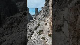 Was für ein Weg ☺️ dolomites viaferrata summermemories brenta [upl. by Sherj77]