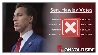 Sen Josh Hawley takes credit for nearly 100 million in funding for new military housing [upl. by Ekim943]