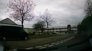 Negotiating the 1 way system at Hillington Industrial Estate glasgow [upl. by Dorothee]