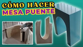 Ideas para decoración de fiestas MESA PUENTE de MDF [upl. by Eolc]