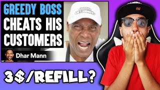 Greedy Boss CHEATS His CUSTOMERS Dhar Mann  Reaction [upl. by Colvin]