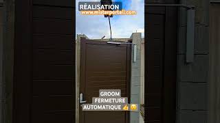 ✅️Le portillon aluminium qui sadapte aux projets Professionnels 😉renovation amenagementexterieur [upl. by Boot]