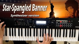 Epic Synth Tribute StarSpangled Banner in Jimi Hendrix Style  Honoring Americas Brave [upl. by Torie]