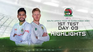 Bangladesh vs South Africa  Highlights  1st Test  Day 3  South Africa tour of Bangladesh 2024 [upl. by Eisnil]