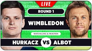 HURKACZ vs ALBOT • Wimbledon 2024 • LIVE Tennis Talk Watchalong [upl. by Ydniahs]