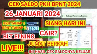 LIVECEK SALDO KKS PKH BPNT CAIRPKH CAIR kapanBPNT CAIR kapanBLT elnino dan Beras 10 KG Cairpkh [upl. by Ocinom429]