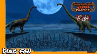 Brachiosaurus Vs Sauroposeidon  Dinosaurs Battle Rumble Special [upl. by Lerrud35]