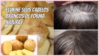 CABELOS BRANCOS  NUNCA MAIS PINTE EM CASA SÓ COM 2 INGREDIENTES DE FORMA NATURAL [upl. by Hirza]