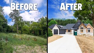 1 Year Timelapse Building Our Custom Home [upl. by Elleiram]