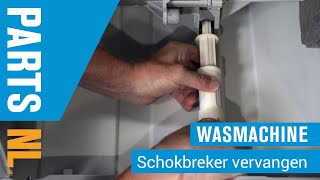 Schokbrekers vervangen van wasmachine PartsNL uitleg [upl. by Ilehs300]