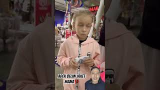 ADEK BELIIN JAKET MAMA⁉️ family piggybank prank shopping funny comedy violin music cover [upl. by Aurel582]