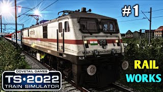 🔥TRAIN SIMULATOR 2022  RAILWORKS FHD Indian Gameplay 1 [upl. by Wauters]