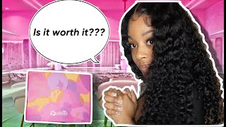 Reshine hair review 4x4 Water Wave wig NOT SPONSORED [upl. by Linis]