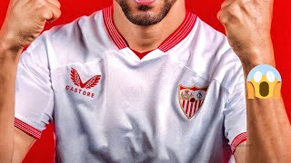 CONOCE la EQUIPACIÓN del SEVILLA para la TEMPORADA 20232024 HECHA por CASTORE [upl. by Erlinna]