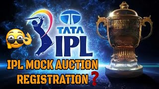 IPL MOCK AUCTION REGISTRATION  SA GAMING IPL 2025 MOCK AUCTION🔥2 [upl. by Krauss437]