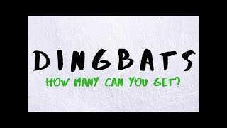 DINGBAT QUIZ 10  Take on our DINGBAT Challenge [upl. by Iaras]