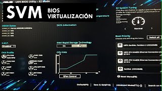 Como Habilitar Virtualización en BIOS ASUS  Como habilitar maquina virtual en BIOS 2024 Modo SVM [upl. by Humphrey]