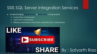 29 SSIS Difference Between Control FlowData Flow Elements  SQL Server Integration Services [upl. by Tnaryb]