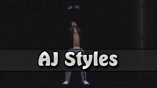 ROH AJ Styles Entrance WWE 2K14 [upl. by Tailor]