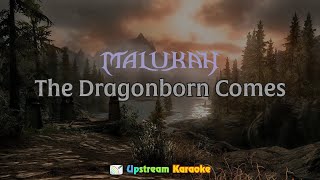 Malukah  The Dragonborn Comes  Karaoke version [upl. by Edmon426]