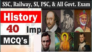 SSC GD MTS NTPC ALP RPF CTET history class [upl. by Brottman]