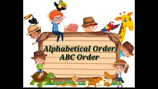 Alphabetical Order ABC Order  Alphabetical Order second letter  English Grammer Class 2 [upl. by Aihpledalihp259]