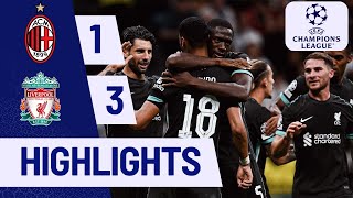 🔴AC Milan vs Liverpool 13 Extended Highlights Pulisic Konate UEFA Champions League 202425 [upl. by Child]