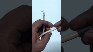 TV Cable wire Joint  How joint coaxial cable properly and easily tamilgear23 [upl. by Cirala]