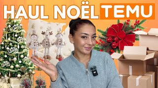 HAUL TEMU  DÉCORATION NOËL 🎅🎄🎁 [upl. by Zoarah]