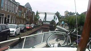 Varen in Friesland Turfroute Donkerbroek naar Gorredijk [upl. by Levins398]