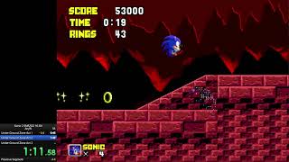 Sonic 2 SMSGG 16Bit Speedrun 25346 [upl. by Branham213]