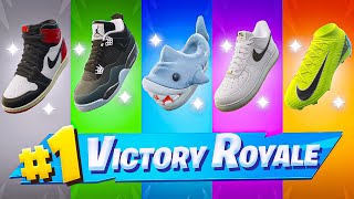 CHAUSSURE ALÉATOIRE CHALLENGE sur FORTNITE  👟 [upl. by Nnylodnewg]