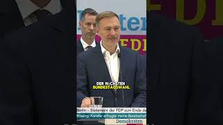 Wird CHRISTIAN LINDNER nochmal FINANZMINSTER [upl. by Evaleen]