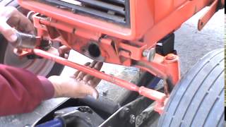 New Improved Axle Pin Case Ingersoll Lawn Tractor Installation [upl. by Vange]