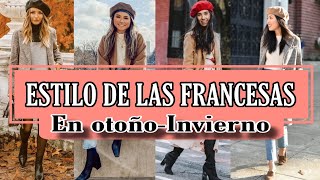 MODA Francesa 2023 24 Como Visten Las MUJERES FRANCESAS en INVIERNO Para Lucir ELEGANTES y Chic [upl. by Joni578]