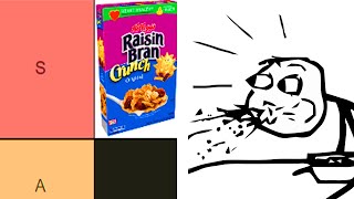 the OBJECTIVELY CORRECT CEREAL TIER LIST [upl. by Karyl]