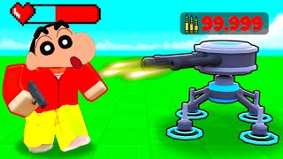 City Defense Tycoon Roblox with SHINCHAN and CHOP  NOOB vs PRO vs HACKER [upl. by Kari]