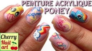 NAIL ART My little pony [upl. by Close185]