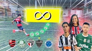 CAMPEONATO BRASILEIRO DE GOL INFINITO ESTILO Banheiristas DESAFIOS DE FUTEBOL [upl. by Jemmie895]