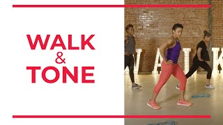 Walk and Tone with Nadyia  Walk at Home  Fitness Videos [upl. by Celtic43]