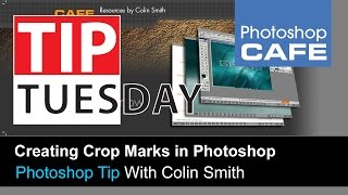 Creating Crop Marks in Photoshop Photoshop Tip  PhotoshopCAFE Tutorial [upl. by Ailb]