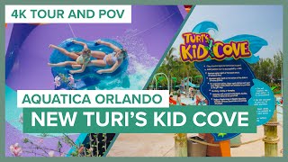 New Turi’s Kid Cove at Aquatica Orlando [upl. by Birchard941]