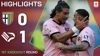 PARMAPALERMO 01  HIGHLIGHTS  Insigne sends Rosanero through  Coppa Italia Frecciarossa 202425 [upl. by Oirromed]