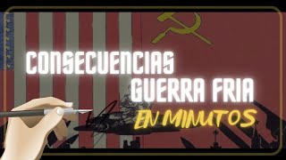 LA GUERRA FRIA  CONSECUENCIAS en minutos [upl. by Ennairej613]