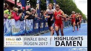 1 Bitburger 00 TriathlonBundesliga  Binz 2017 Highlights Damen [upl. by Asli]